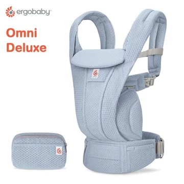 美国Ergobaby Omni Deluxe 多功能透气婴儿背带-宁静蓝