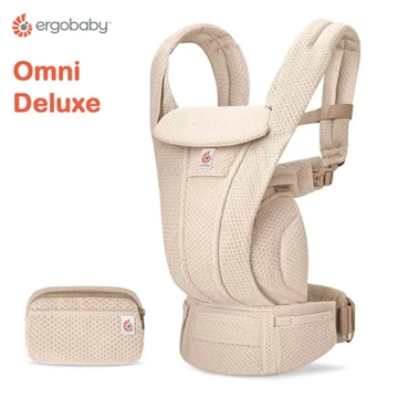 美国Ergobaby Omni Deluxe 多功能透气婴儿背带-自然米