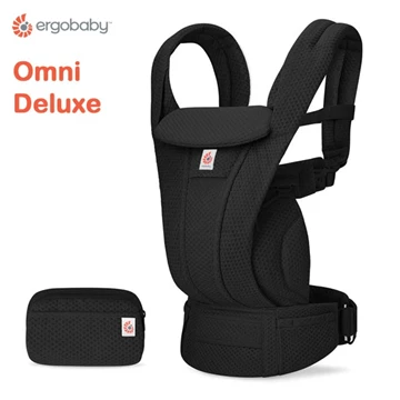 美国Ergobaby Omni Deluxe 多功能透气婴儿背带-玛瑙黑