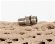 1/4" NPT Male to 9/16"-18 Male, used for Low Pressure