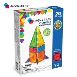 Magna-Tiles 磁力積木-MicroMAGS 組合套裝 20片