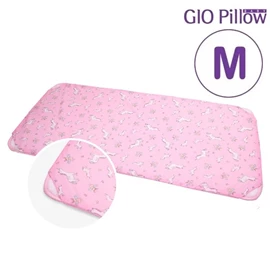 韓國GIO 二合一有機棉超透氣排汗床墊-M碼 60x120cm 獨角獸