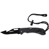 Cressi Chaku Knife w/Black - Electro-Plating Black