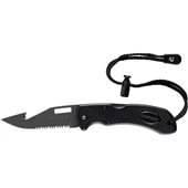 Cressi Chaku Knife w/Black - Electro-Plating Black