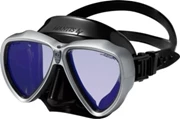 Gull Mantis LV UV420 Black Silicone Mask AR Amber-Samba Silver