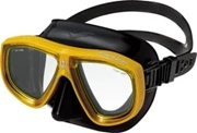  Gull Lanze Black Silicone Mask-Moon Yellow/CL Moon Yellow