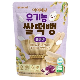 韓國Ivenet貝貝 有機營養米餅/紫芥蘭頭味 30g