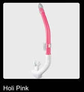 Gull Leila Stable White Silicon Snorkel-Holi Pink