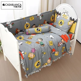 【Casablanca】婴儿床上用品套装(12件装)-史努比
