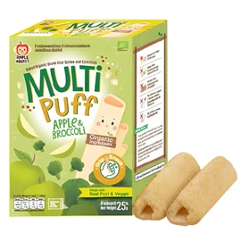 Apple Monkey 有機糙米藜麥泡芙手指餅-25G 蘋果西蘭花