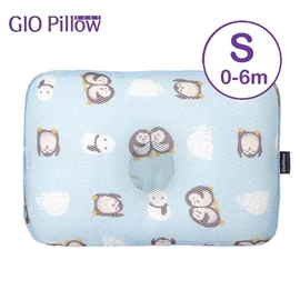 韓國Gio Pillow 超透氣護頭型 嬰兒枕頭-S碼 企鵝