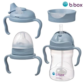 澳洲b.box 全階段奶瓶學飲杯套裝/ 海洋藍