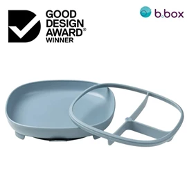 澳洲b.box 2in1 吸盘分隔餐碟/ 海洋蓝