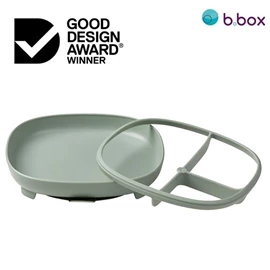 澳洲b.box 2in1 吸盘分隔餐碟/ 鼠尾草