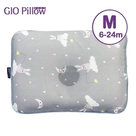 韓國Gio Pillow 超透氣護頭型 嬰兒枕頭-M碼 月亮兔