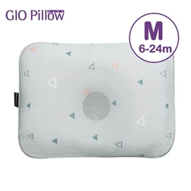 韓國Gio Pillow 超透氣護頭型 嬰兒枕頭-M碼 宇治三角