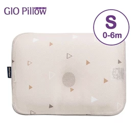 韓國Gio Pillow 超透氣護頭型 嬰兒枕頭-S碼 伯爵三角