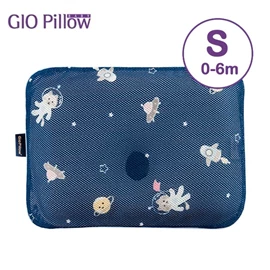韓國Gio Pillow 超透氣護頭型 嬰兒枕頭-S碼 阿姆斯貓