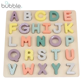 Bubble 木製字母拼圖