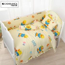 【Casablanca】婴儿床 2件套(床单连枕袋)-B Duck