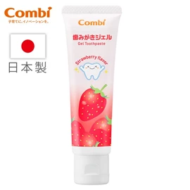 日本Combi 幼童含氟牙膏/ 草莓味