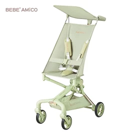 Bebe Amico Z1 輕巧口袋手推車/ 抹茶千層