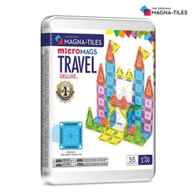 Magna-Tiles MicroMAGS 迷你磁力積木/ 旅行豪華套裝 55片