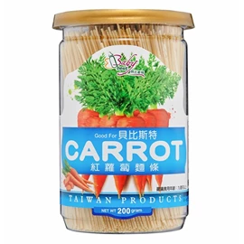 台湾BabyBest 贝比斯特 无盐宝宝面/ 胡萝卜面 200g