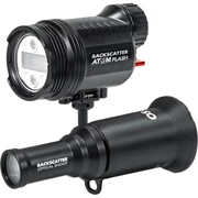 Backscatter Atom Flash Underwater Strobe & OS-2 Optical Snoot Combo