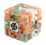 Steel Ball Rolling 3D Maze 3x3x3 Cube (with Orange)