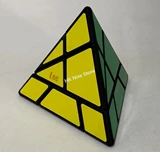 Lee Pyraminx II Black (skewb mechanism, Lee Mod)