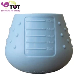 英國Tidy Tot 自動平衡開口學習杯/ 藍色花園 50ml