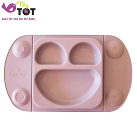 英國Tidy Tot EasyMat Mini 矽膠吸盤式餐盤/ 玫瑰花園