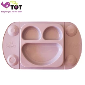 英国Tidy Tot EasyMat Mini 矽胶吸盘式餐盘/ 玫瑰花园