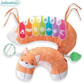 美國infantino 三合一 成長鋼琴學習軟枕/ 狐狸