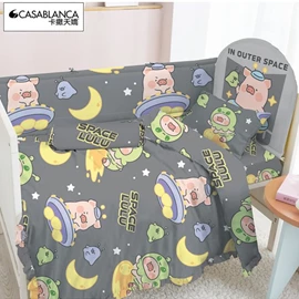 【Casablanca】嬰兒床上用品套裝(12件裝)-罐頭豬LuLu