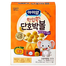 韓國ILDONG 嬰兒藜麥小饅頭/ 南瓜味 60g