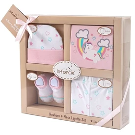 infancie 初生婴儿4件装礼盒-独角兽