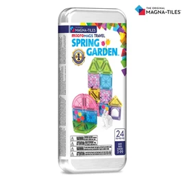 Magna-Tiles MicroMAGS 迷你磁力積木/ 春日花園旅行套裝 24片