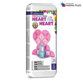 Magna-Tiles MicroMAGS 迷你磁力積木/ 心連心旅行套裝 26片