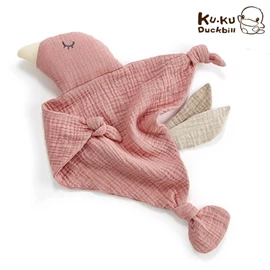 台灣KuKu Duck 寶寶多功能安撫巾/ 雀鳥粉