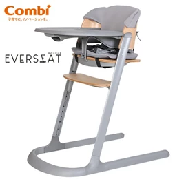 日本Combi Everseat 成長餐椅/ 岩灰色