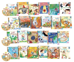 Go! Readers Level 1~4 (24Books+4DVD)