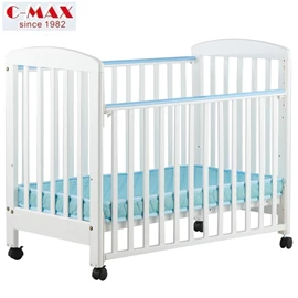 C-MAX 標準嬰兒床 #201-M (附送4.5吋床褥)-白色