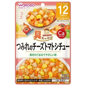 日本和光堂 便利即食餐包-芝士沙丁魚蕃茄燉菜 80g