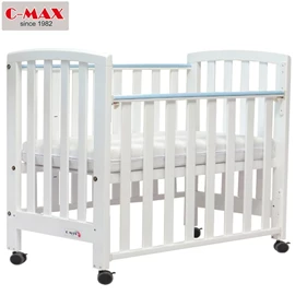 C-MAX 標準嬰兒床 #888-C (附送4吋床褥)-白色