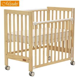 Misuki 標準嬰兒床#MS-2019 (附送3吋床褥)-原木色