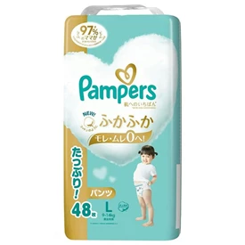 Pampers Ichiban 嬰兒學習褲(增量裝)-L碼48片(9-14kgs)
