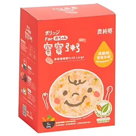 农纯乡 宝宝粥/ 乖乖猪猪粥 PLUS Large 200g X 5入