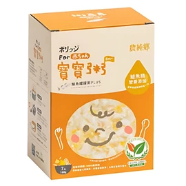 農純鄉 寶寶粥/ 鱸魚暖暖粥 PLUS 150g X 7入